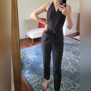 NWT Express Black Belted Jumpsuit Size 2
